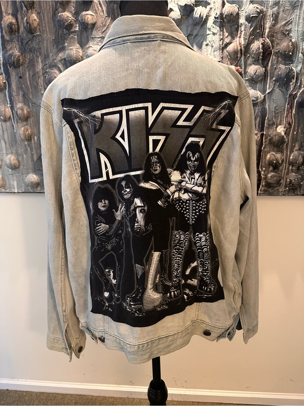 KISS Rock N’ Reclaimed Gap XL Ladies denim coat